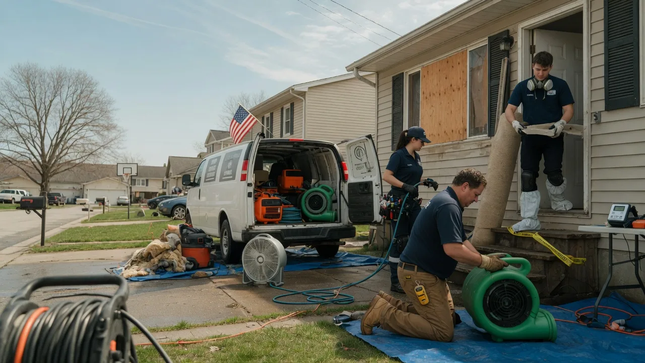 Water Damage Restoration in Edwardsville, IL near me